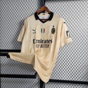 2022/2023 AC Milan Goalkeeper Special Edition Gold Football Shirt